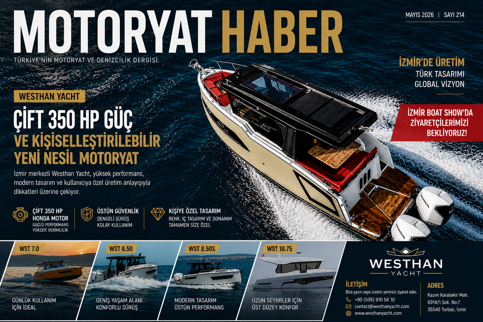 Westhan Yacht | İzmir’den Global Pazara Açılan Yeni Nesil Motoryat Markası
